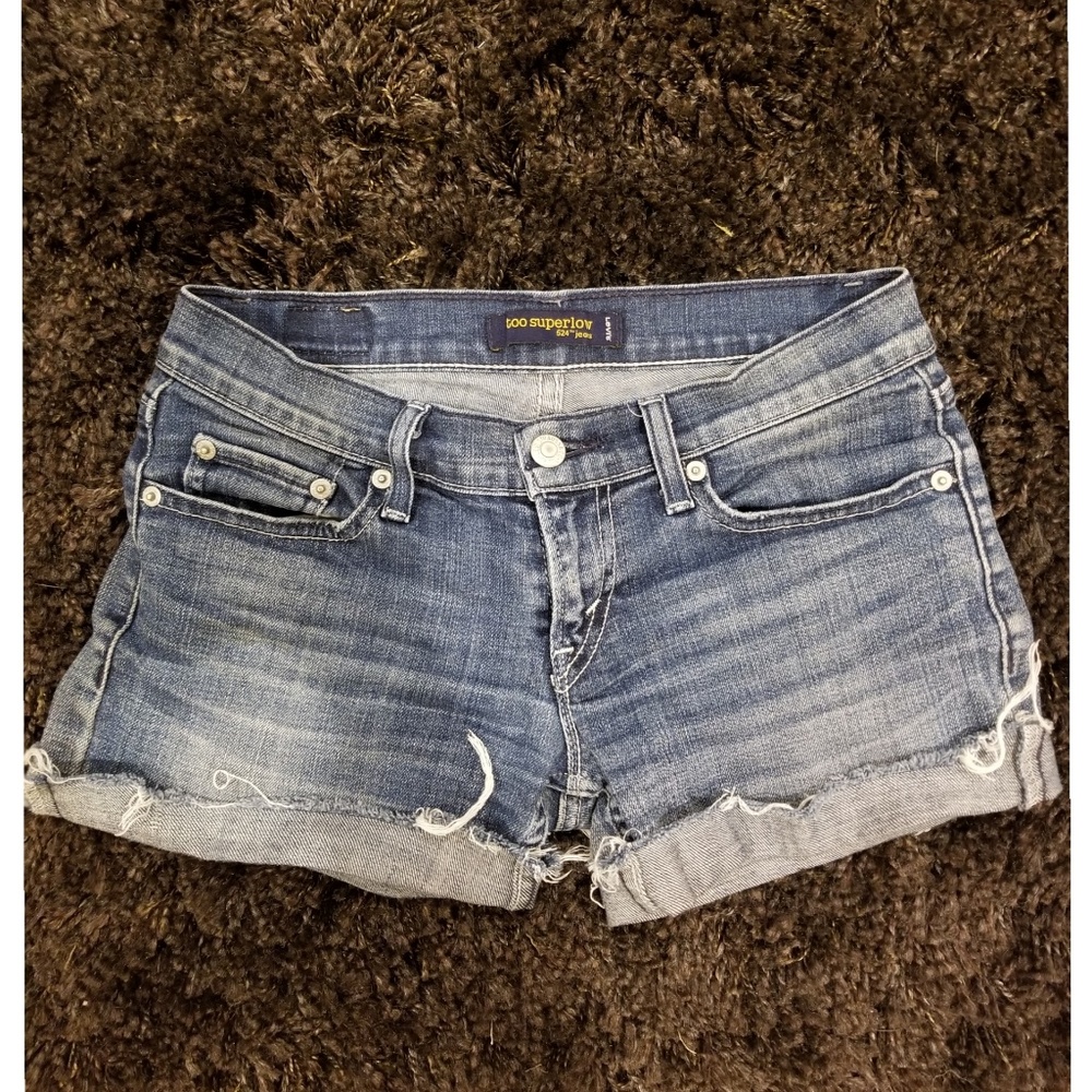 Levi's Cut Off Low Rise Jean Shorts